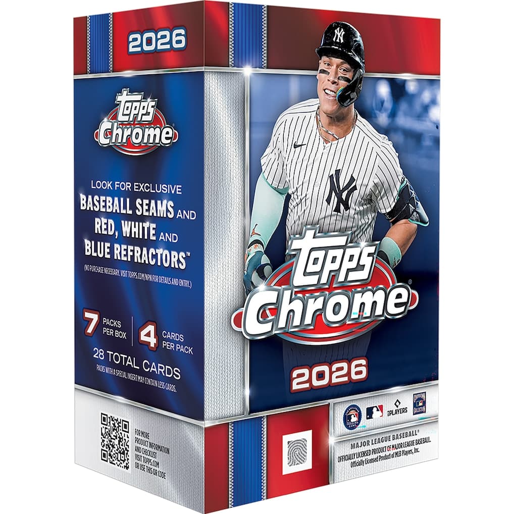 2026 Topps Chrome Baseball factory-sealed value box